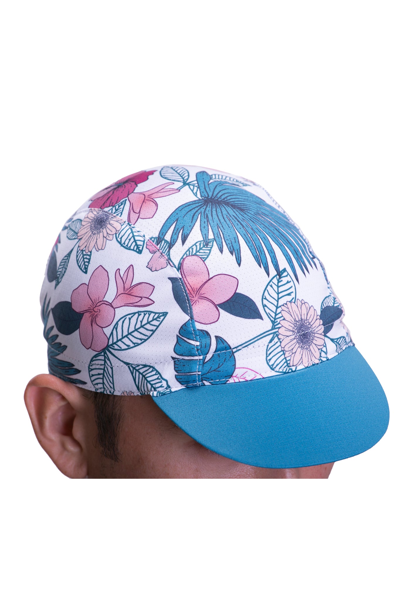 Botanical Cycling Cap - Zephyr White