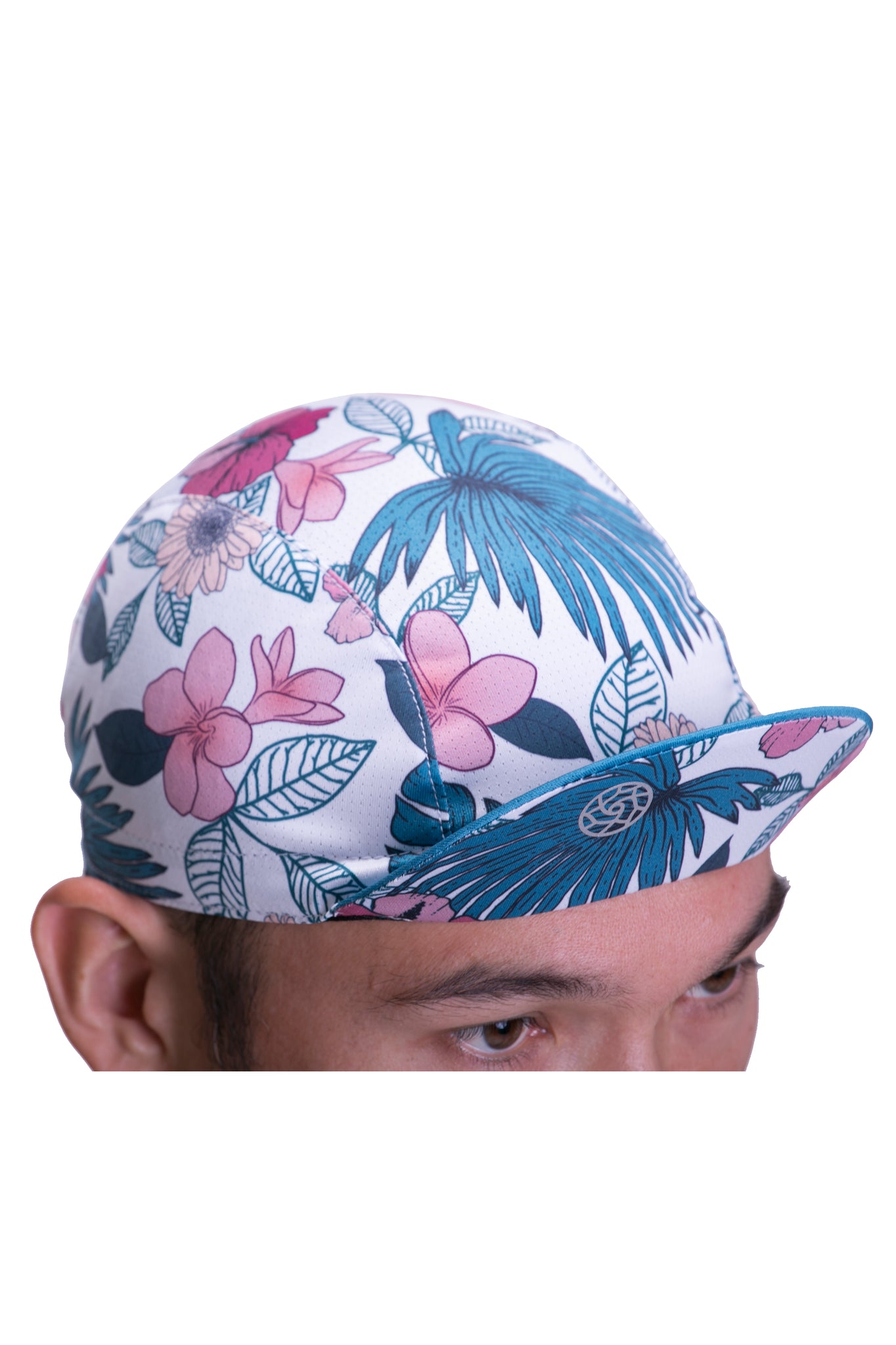 Botanical Cycling Cap - Zephyr White