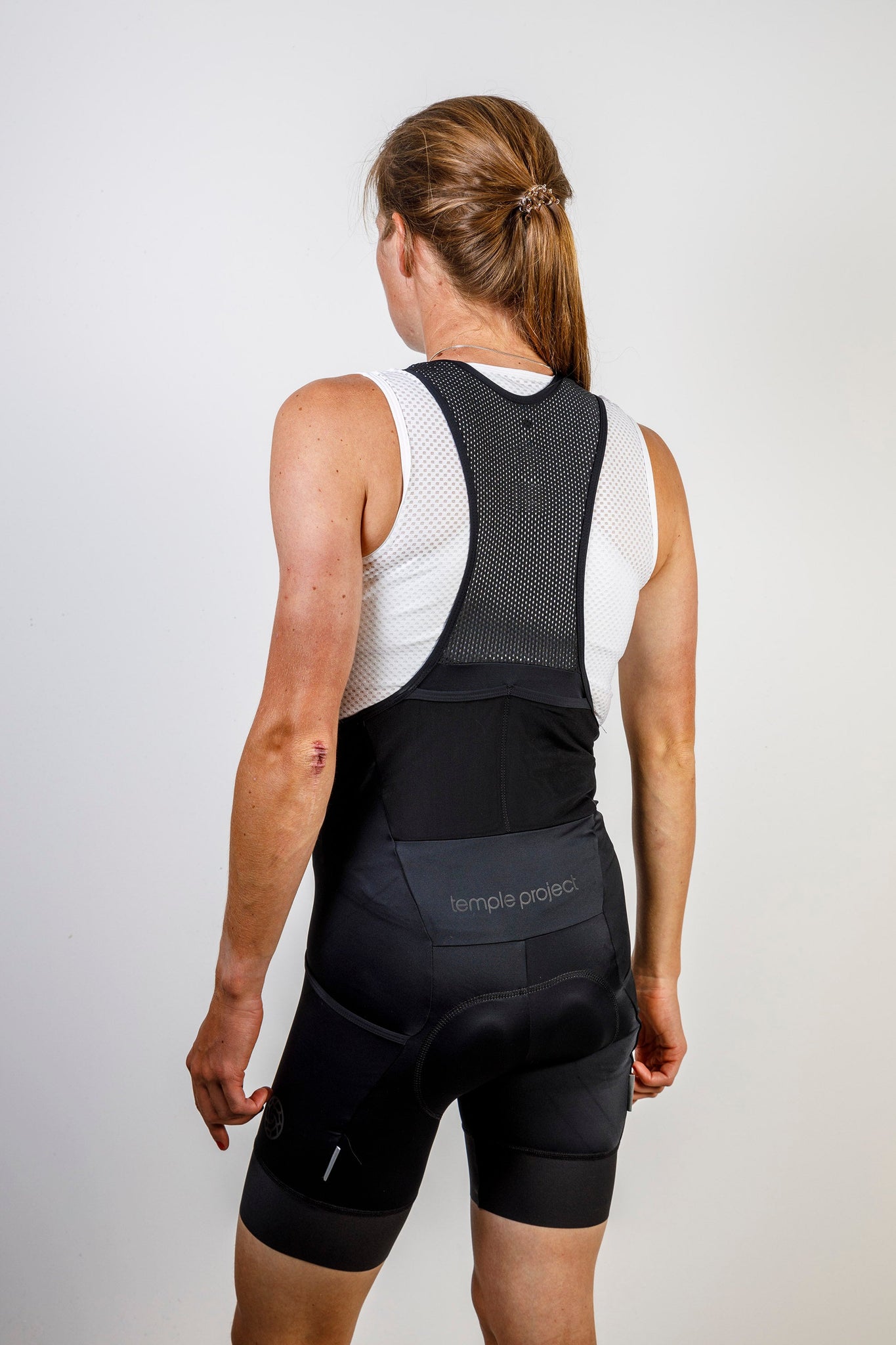 Women's adventure bib shorts - Black