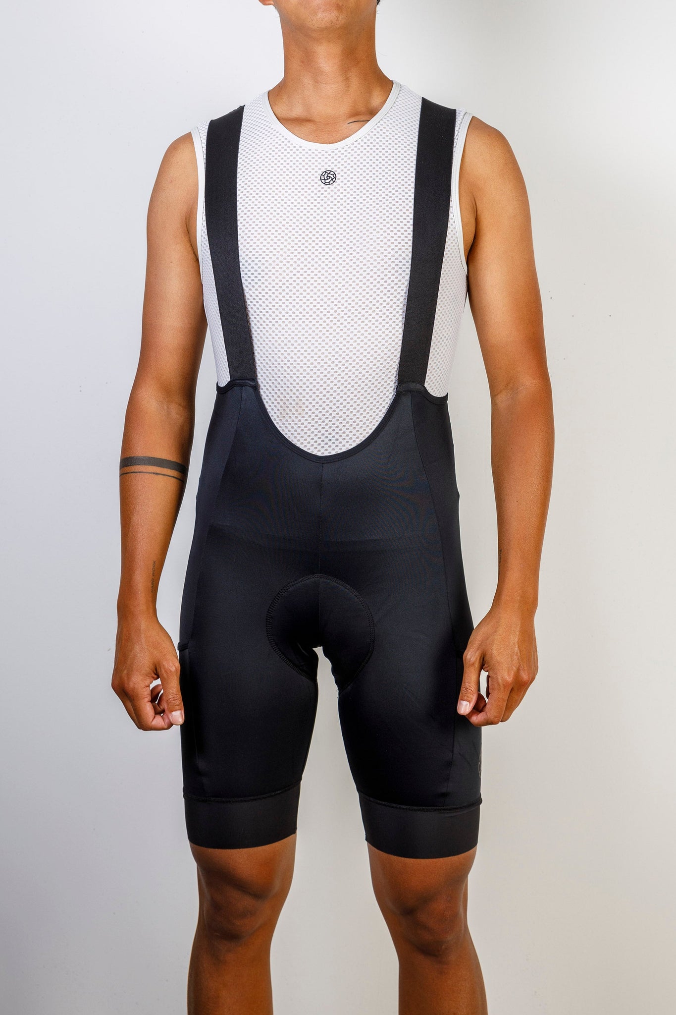 Men's adventure bib shorts - Black